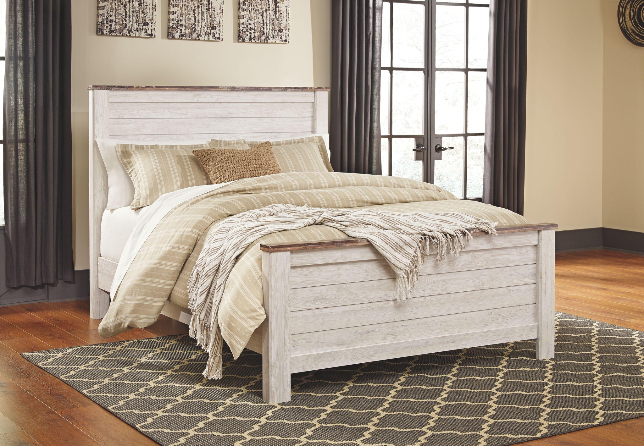 Willowton - Bed - Furnish 4 Less 98 (NY)*