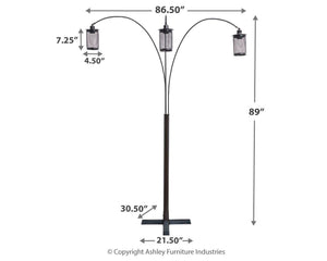 Maovesa - Metal Arc Lamp (1/cn) - Furnish 4 Less 98 (NY)*