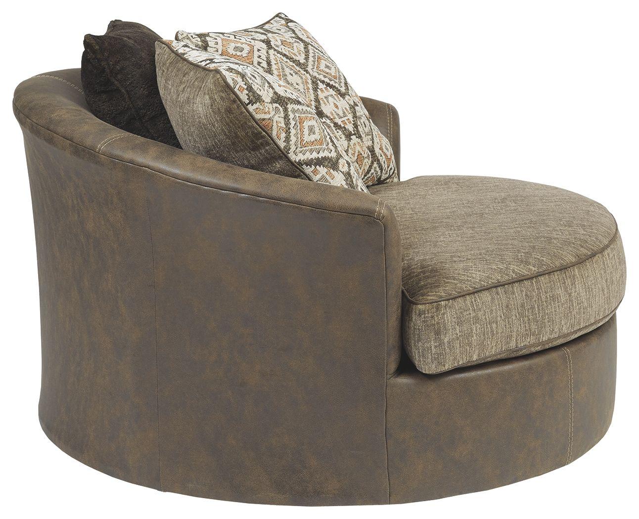 Abalone - Oversized Swivel Accent Chair - Furnish 4 Less 98 (NY)*