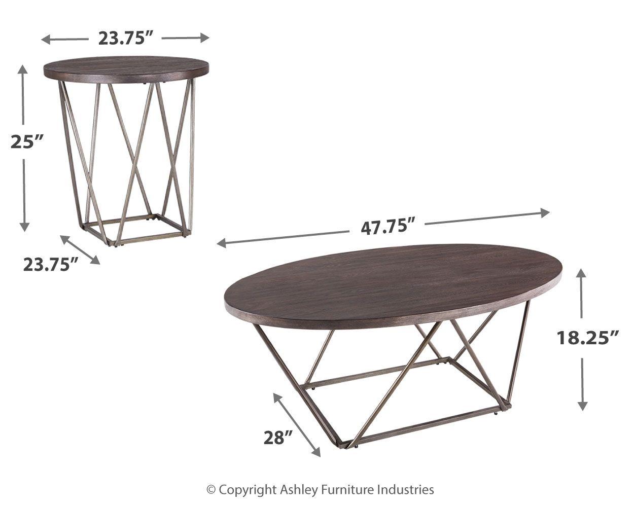 Neimhurst - Occasional Table Set (3/cn) - Furnish 4 Less 98 (NY)*