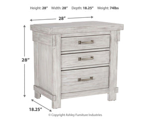 Brashland - Three Drawer Night Stand