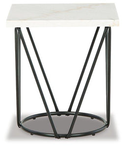 Vancent White/Black End Table - Furnish 4 Less 98 (NY)*