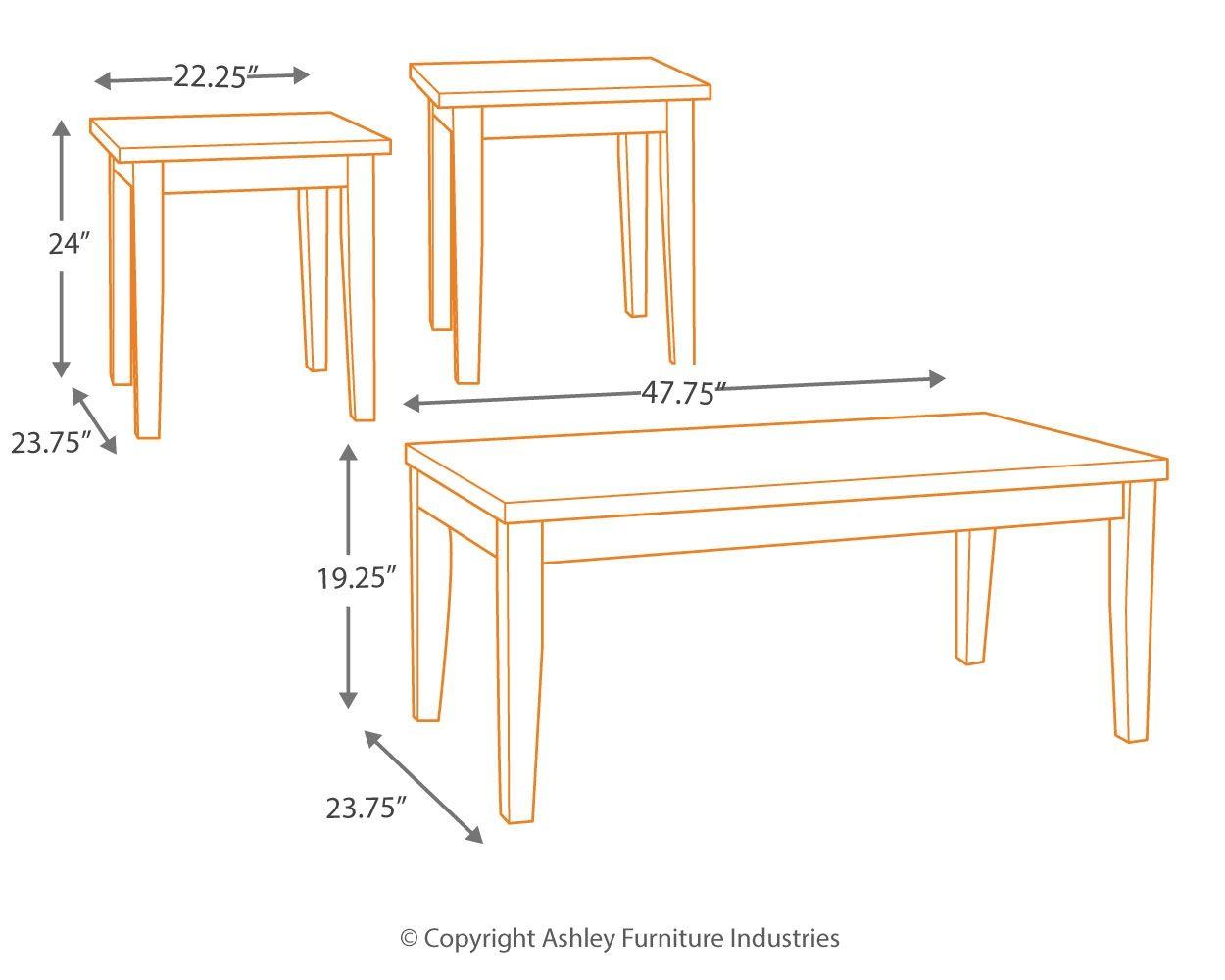 Theo - Occasional Table Set (3/cn) - Furnish 4 Less 98 (NY)*