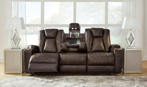 Mancin Reclining Sofa with Drop Down Table - Furnish 4 Less 98 (NY)*