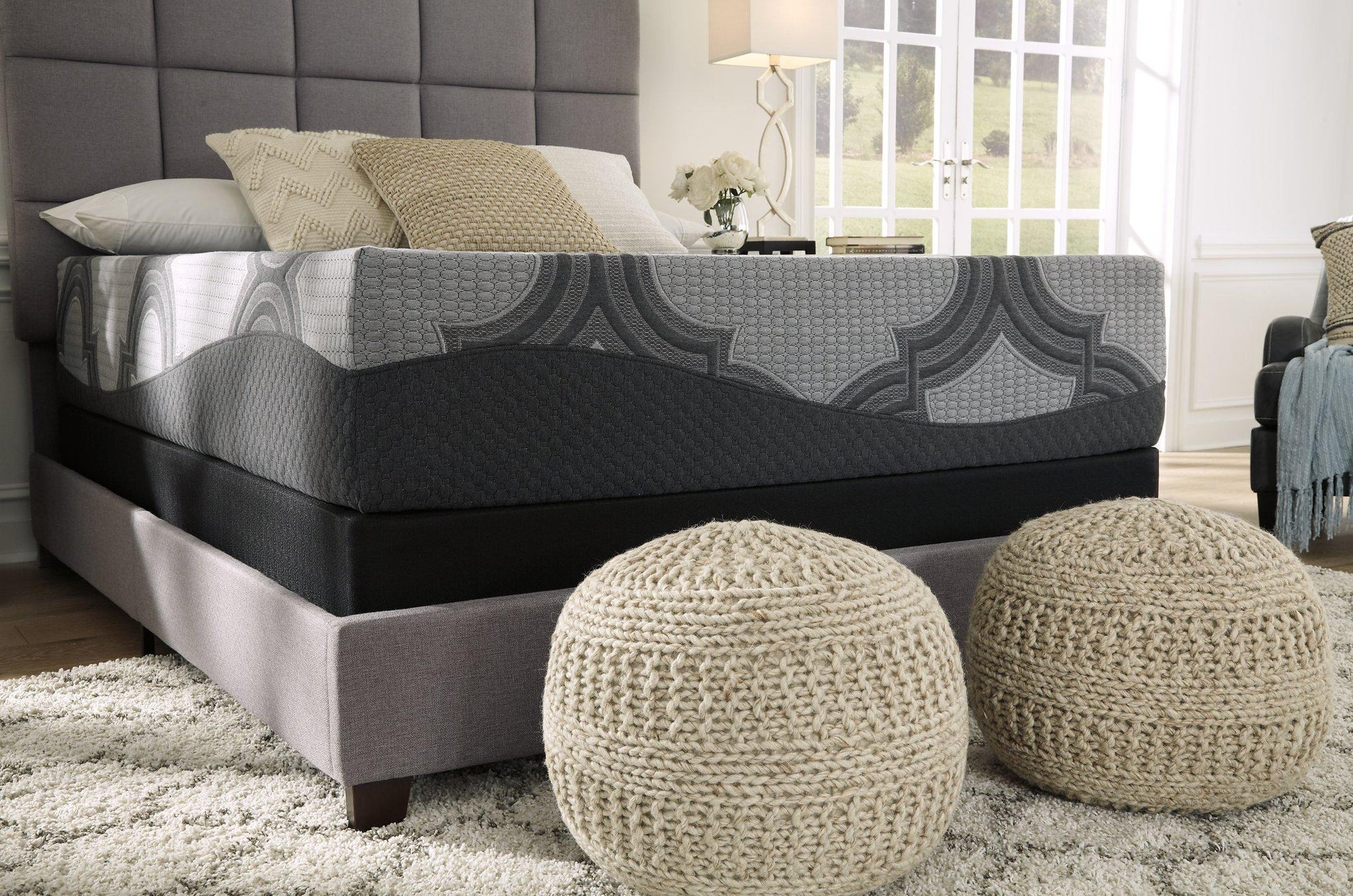 1100 Series Gray Full Mattress - Furnish 4 Less 98 (NY)*