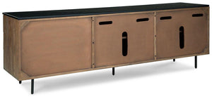 Barnford Brown/Black Accent Cabinet - Furnish 4 Less 98 (NY)*