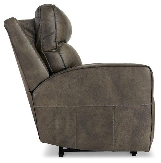 Game Plan Concrete Oversized Power Recliner