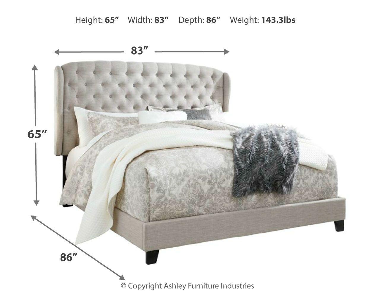 Jerary - Upholstered Bed - Furnish 4 Less 98 (NY)*