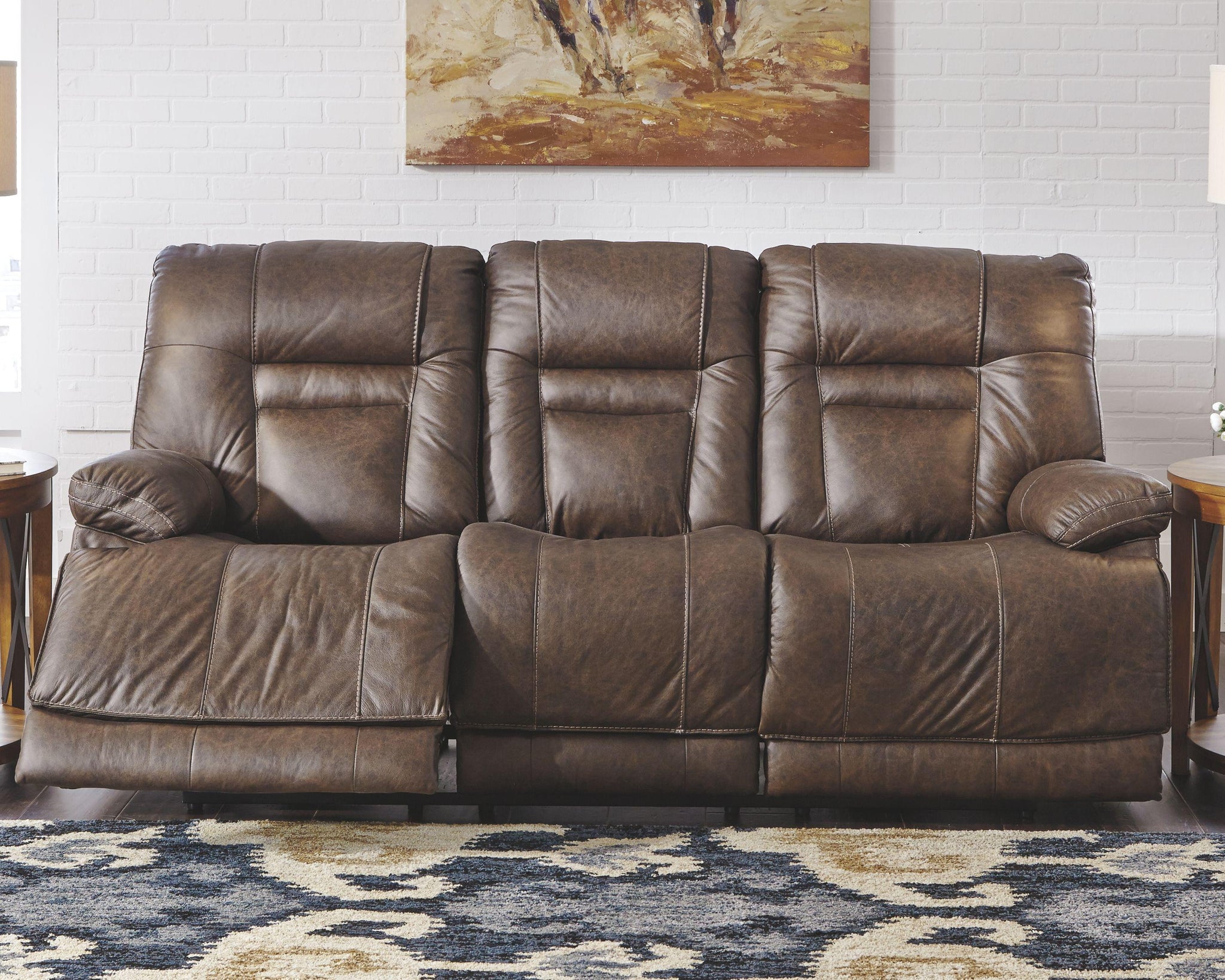 Wurstrow - Pwr Rec Sofa With Adj Headrest - Furnish 4 Less 98 (NY)*