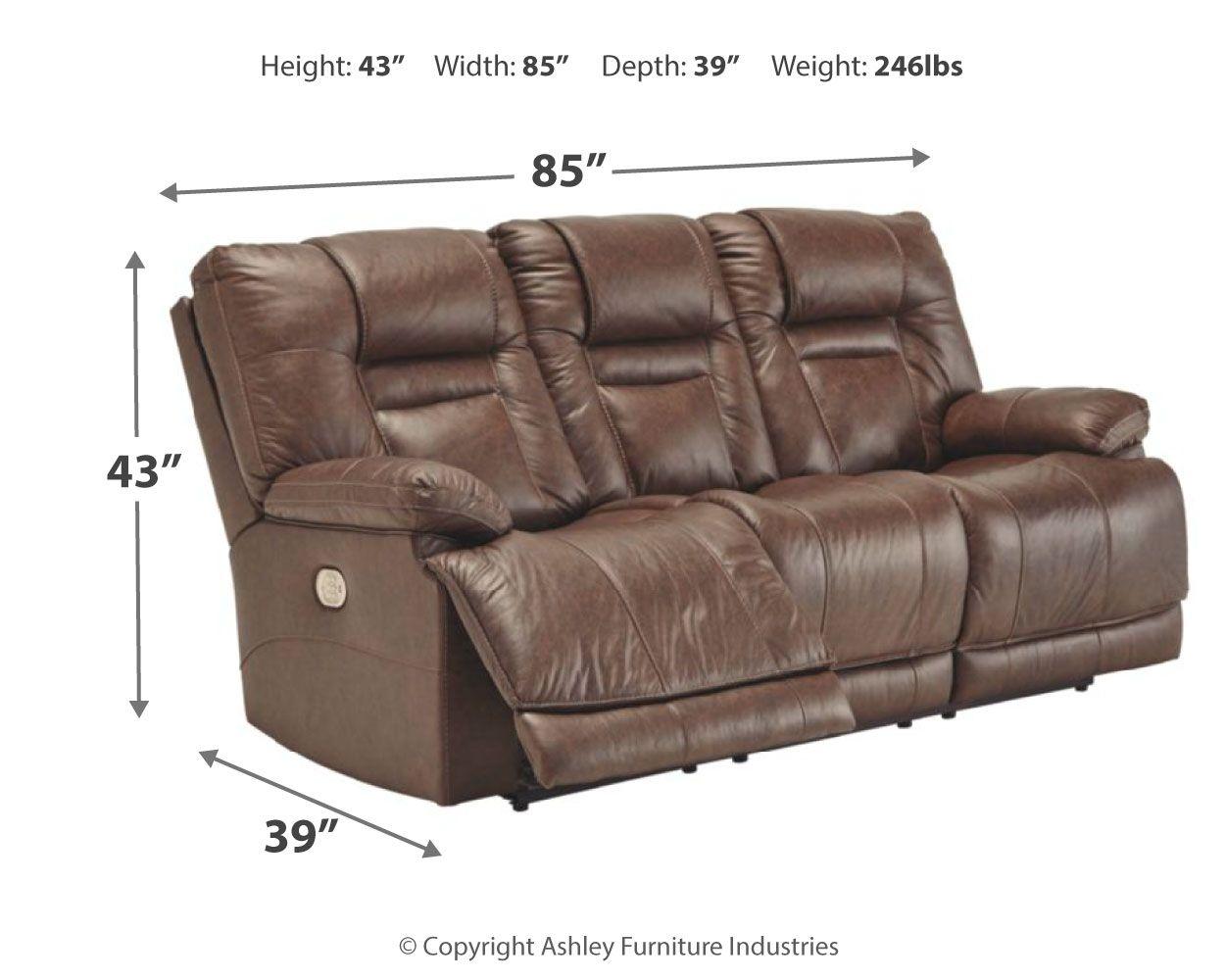 Wurstrow - Pwr Rec Sofa With Adj Headrest - Furnish 4 Less 98 (NY)*