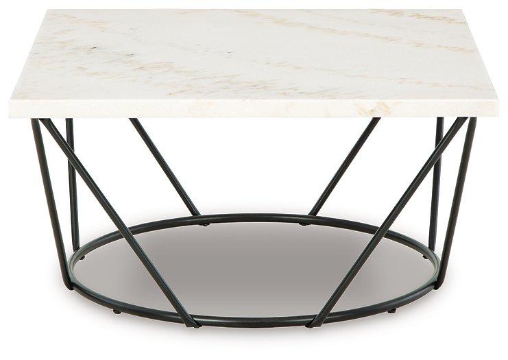 Vancent White/Black Coffee Table