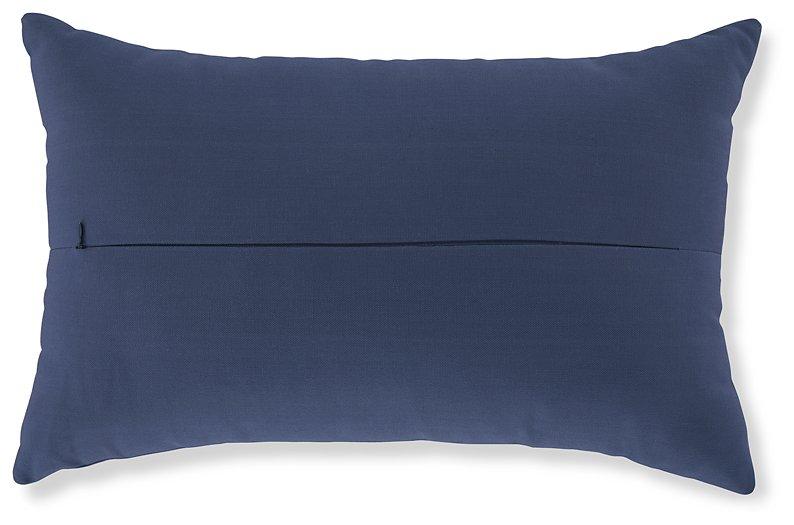 Velvetley Navy/White Pillow (Set of 4) - Furnish 4 Less 98 (NY)*