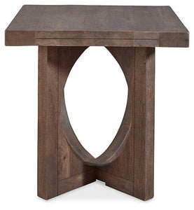 Abbianna Medium Brown End Table - Furnish 4 Less 98 (NY)*