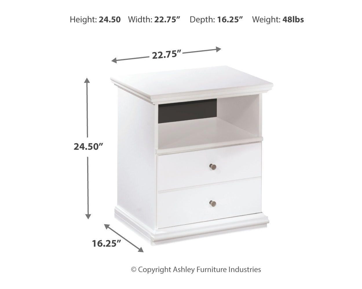 Bostwick - One Drawer Night Stand - Furnish 4 Less 98 (NY)*