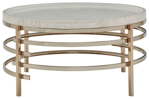 Montiflyn - Round Cocktail Table - Furnish 4 Less 98 (NY)*