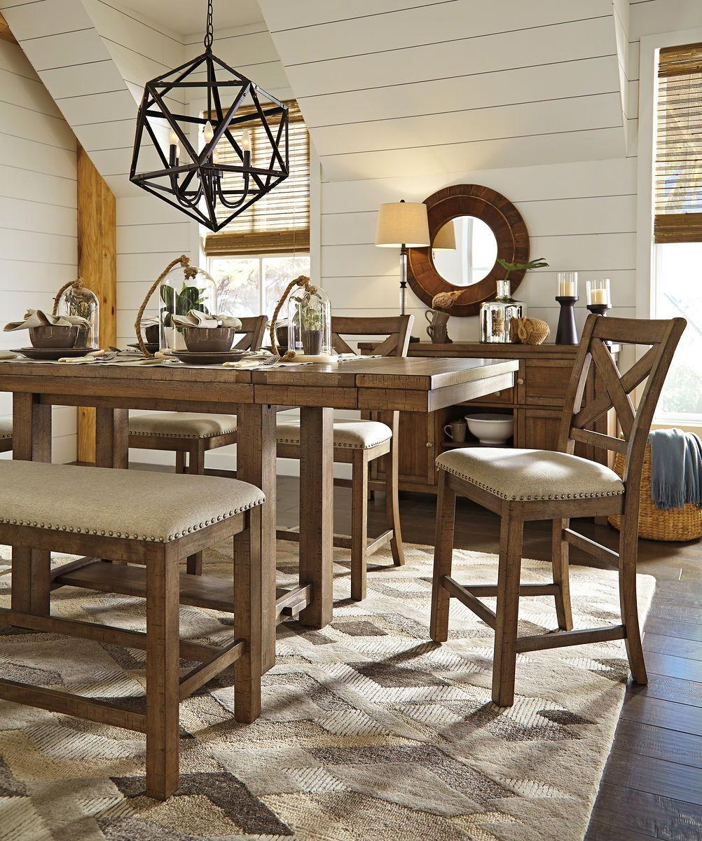 Moriville - Dining Room Set - Furnish 4 Less 98 (NY)*