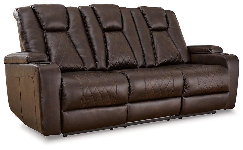 Mancin Reclining Sofa with Drop Down Table - Furnish 4 Less 98 (NY)*