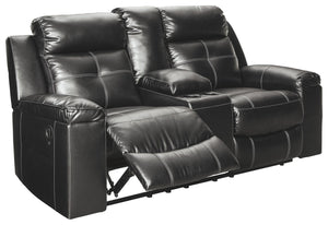 Kempten - Dbl Rec Loveseat W/console