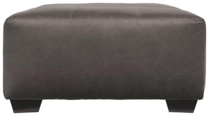 Aberton - Gray - Oversized Accent Ottoman - Furnish 4 Less 98 (NY)*