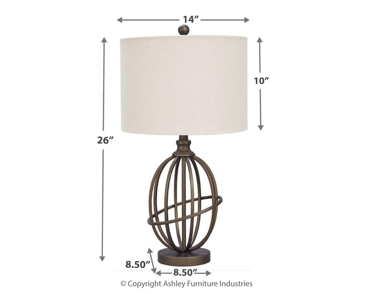 Manasa - Metal Table Lamp (1/cn)