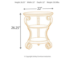 Nestor - Chair Side End Table - Furnish 4 Less 98 (NY)*