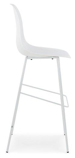 Forestead White Bar Height Bar Stool