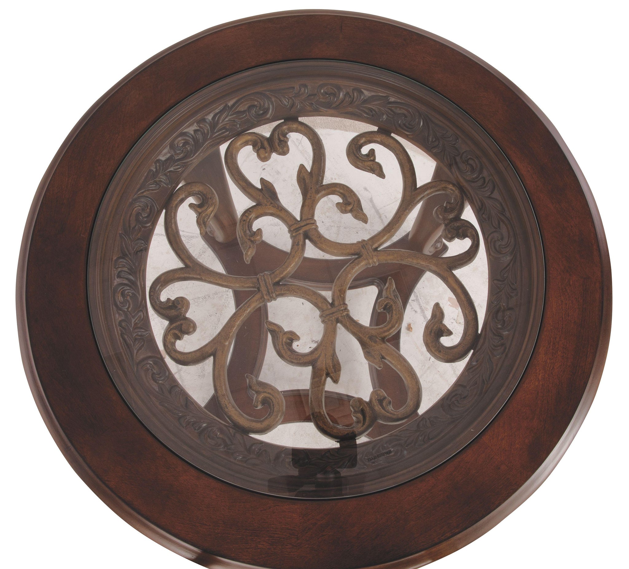 Norcastle - Round End Table - Furnish 4 Less 98 (NY)*