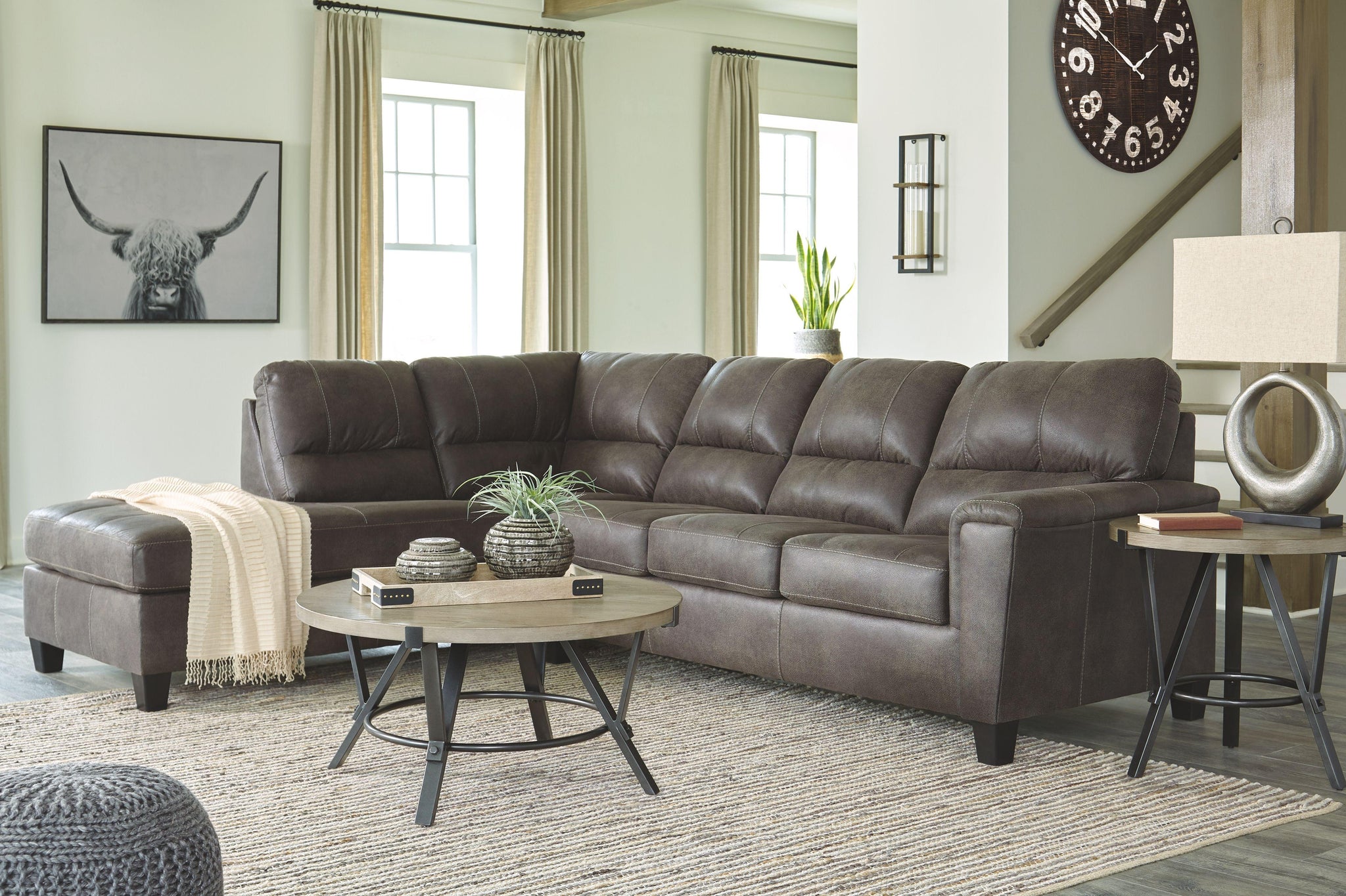 Navi - Sectional - Furnish 4 Less 98 (NY)*