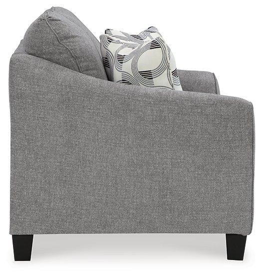 Mathonia Smoke Loveseat - Furnish 4 Less 98 (NY)*