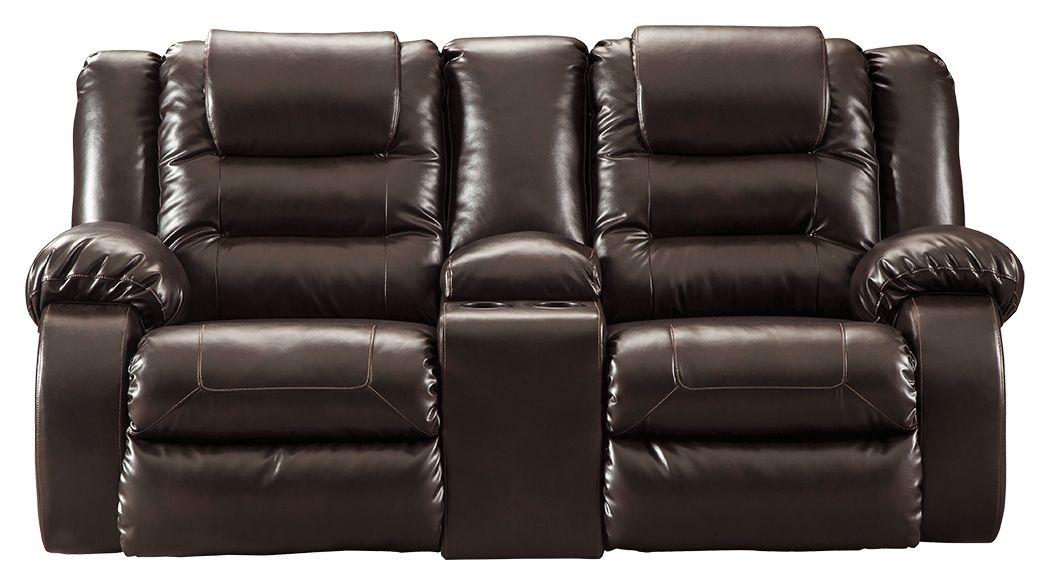 Vacherie - Dbl Rec Loveseat W/console - Furnish 4 Less 98 (NY)*