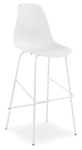 Forestead White Bar Height Bar Stool