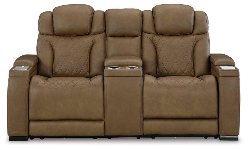 Strikefirst Nutmeg Power Reclining Loveseat - Furnish 4 Less 98 (NY)*