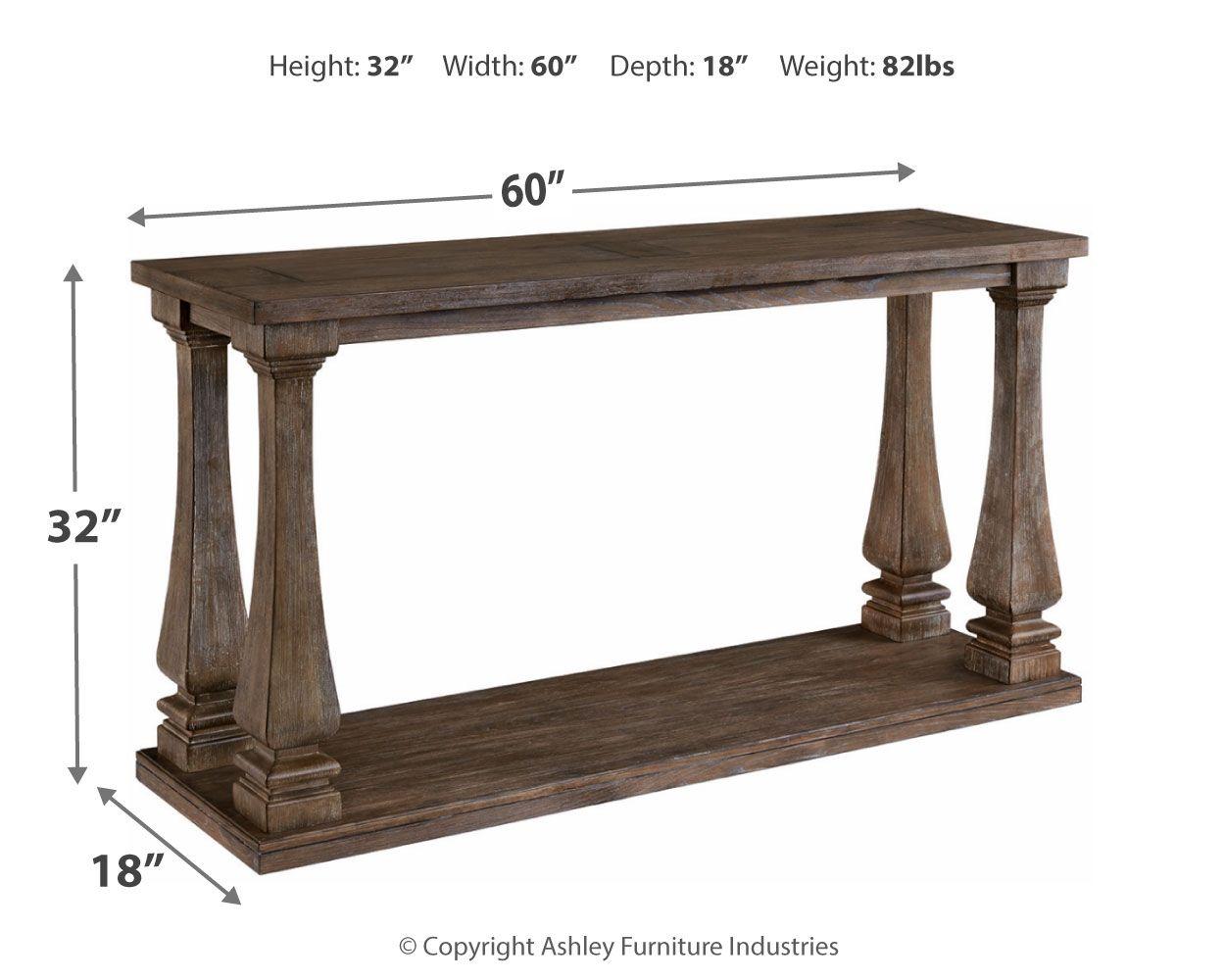 Johnelle - Sofa Table