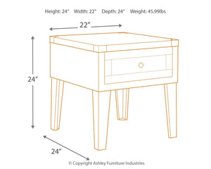 Chazney - Rectangular End Table - Furnish 4 Less 98 (NY)*