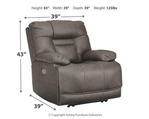 Wurstrow - Pwr Recliner/adj Headrest - Furnish 4 Less 98 (NY)*