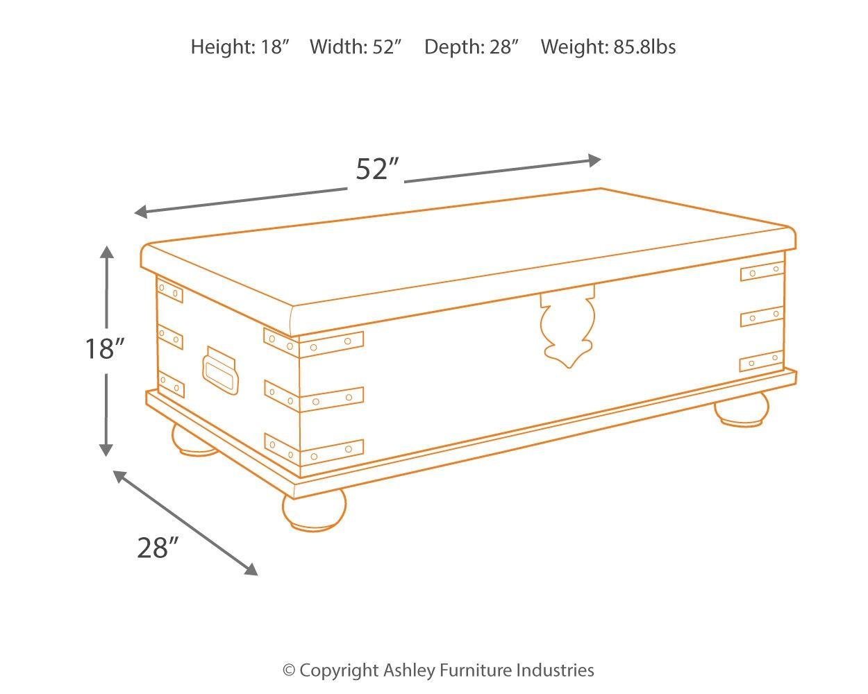 Carynhurst - Cocktail Table - Furnish 4 Less 98 (NY)*