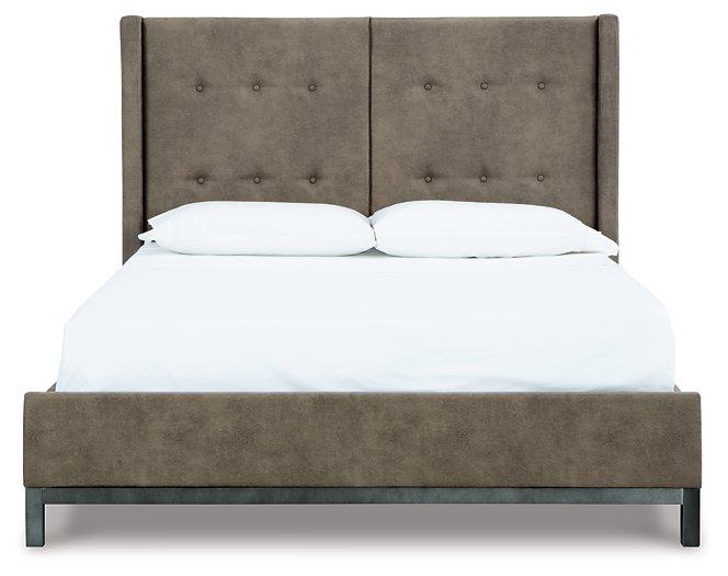 Wittland Upholstered Panel Bed - Furnish 4 Less 98 (NY)*