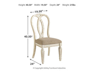 Realyn - Dining Uph Side Chair (2/cn) - Furnish 4 Less 98 (NY)*