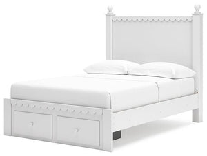 Mollviney Panel Storage Bed