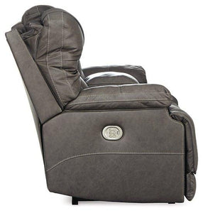 Wurstrow Power Reclining Loveseat with Console