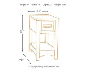 Breegin Chairside End Table