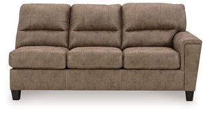 Navi 2-Piece Sectional Sofa Sleeper Chaise