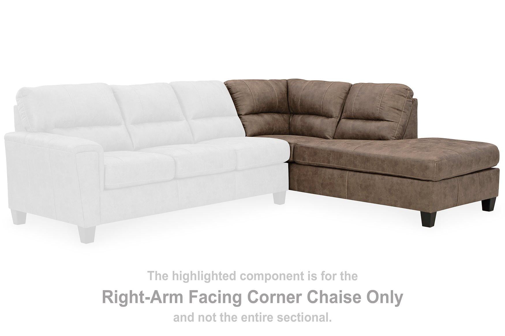 Navi 2-Piece Sectional Sofa Chaise