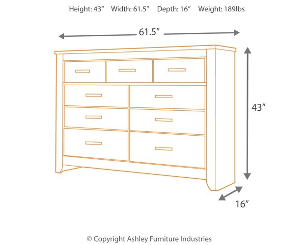 Zelen Dresser - Furnish 4 Less 98 (NY)*