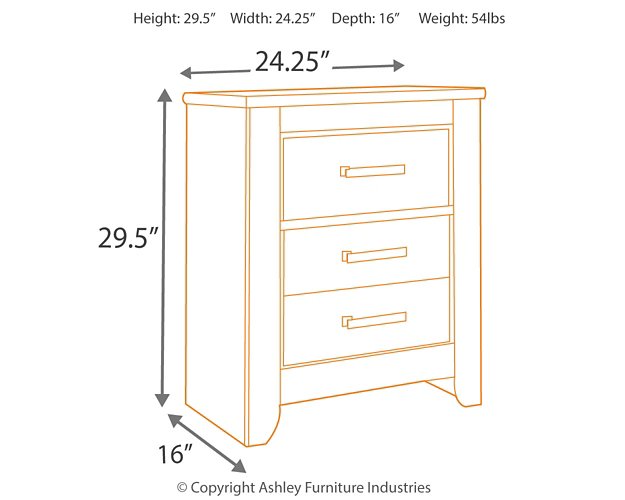 Zelen Nightstand - Furnish 4 Less 98 (NY)*