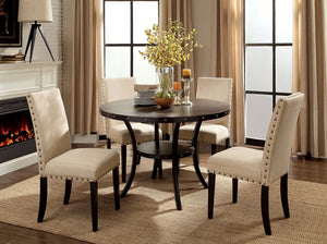 Kaitlin Light Walnut 5 Pc. Round Dining Table Set - Furnish 4 Less 98 (NY)*