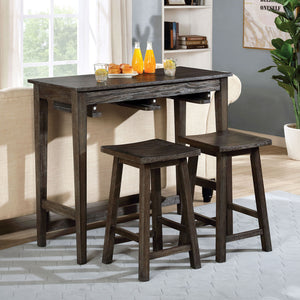 ELINOR 3 Pc. Bar Table Set - Furnish 4 Less 98 (NY)*