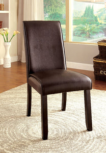 GLADSTONE I Dark Walnut Side Chair (2/CTN) - Furnish 4 Less 98 (NY)*