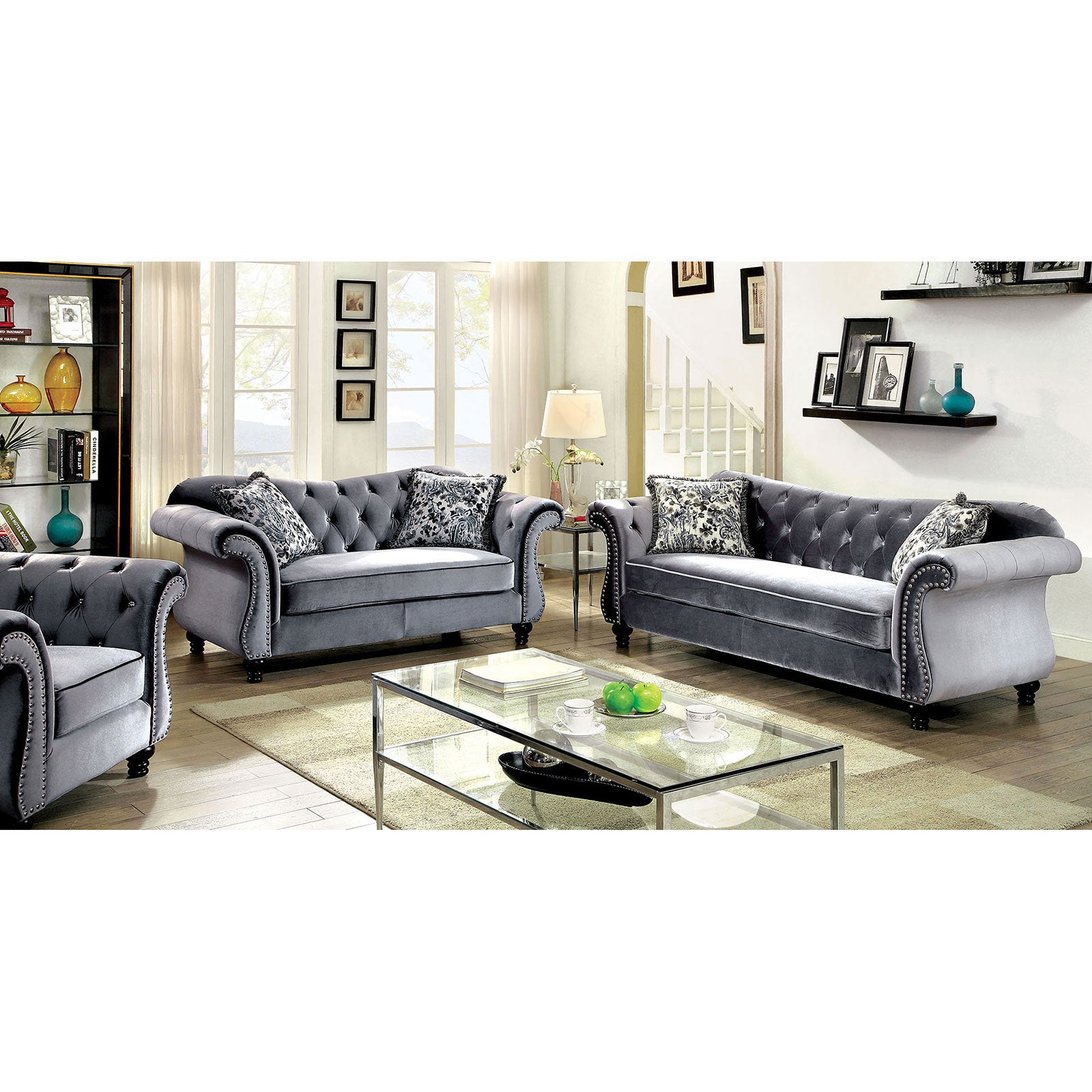 JOLANDA Sofa + Love Seat + Chair - Furnish 4 Less 98 (NY)*