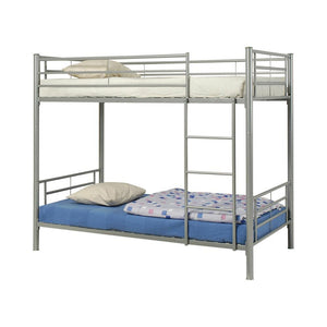 Denley Metal Twin over Twin Bunk Bed - Furnish 4 Less 98 (NY)*